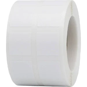 Etiquetas Adhesivas Blancas Cuadradas